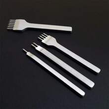 Leather Craft Punching Hole Tools Leather Sewing Sewing Punch 1 + 2 + 4 + 6 Leather Craft Distance Punch Accessories 3/4/5/6mm