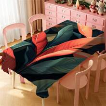 Multi-Functional Polyester Tablecloth - Colorful Patterns, Waterproof And Stain-Resistant, Easy To Clean For Indoor/Outdoor Use - Ideal For Picnics, Parties, Restaurants, Home Decor, And Gift-Giving - Multicolor - View 57