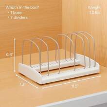 YouCopia StoreMore Adjustable Bakeware Rack, Cookie Sheet Baking Pan And Tray Organizer Kitchen Cabinet And Pantry Storage, Standard, White - Bakeware Rack - View 3