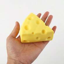Comida falsa realista tipo "squishies", juguetes antiestrés de queso suave de rebote lento, para regalos de fiestas