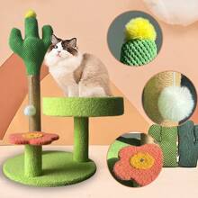 Cat Climbing Frame, Cat Tree, Cat Frame, Pet Supplies, Cat Furniture, Cat Climbing Frame, Special For Big Cats - Màu vàng - Xem 6