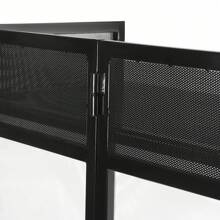 Futchoy DJ Event Facade 4-Panel Light Metal Frame Booth + Travel Bag Case+ 2 * Scrims - Black - View 7