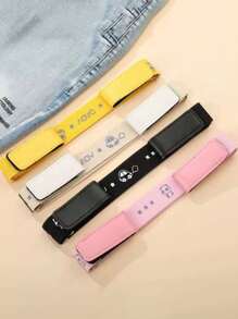 1pc Cartoon Pattern Elastic Waist Belt, Casual Waistband Suitable For Boys And Girls - 1PC - View 4