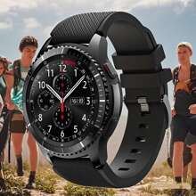 Silicone Strap Smart Watch Band Compatible With Galaxy Watch Gear S3/Gear 2 Vivoacive Silicone Sports Watchband 20mm 22mm For Men & Women