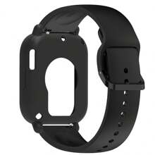 Silicone Case + Strap Compatible With Redmi Watch 5 Lite / 5 Active Repacement Bracelet Belt Smart Watchband Protective Shell Cover
