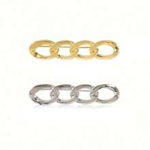 2PCS Chain Shaped Pants Waist Buckle Waist Pants Clip Adjustable Button Jeans Pins Women Skirt Clothes