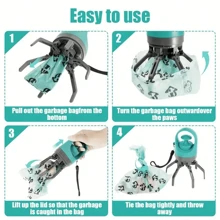 Convenient Pet Waste Picker, Hassle-Free "Pooper Scooper" Journey! Whether Early Morning Walk Or Evening Stroll, With This Portable Pooper Scooper, Bid Farewell To Messy Moments And Enjoy The Freedom Of Cleaning Up After Your Beloved Pet! (Note: Product Color May Vary Slightly Due To Different Batches. There Are Also Related Products Available At The Link Below For Your Reference)
