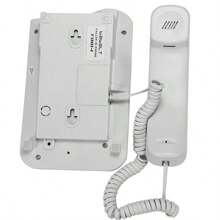 Teléfono con cable con identificador de llamadas, extensión de teléfono fijo pequeña para uso doméstico/oficina/hotel