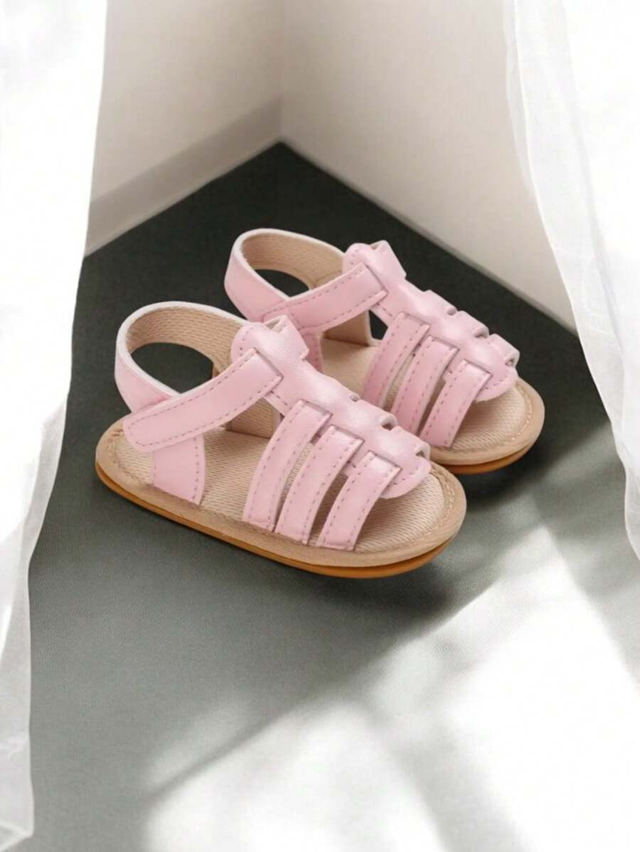 Sandalias para Niños Frescas En Piel Temporada Primavera Verano - Rosa - Ver 1