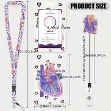 醫療護理師識別證套組，含 PVC ID 卡保護套、可伸縮捲軸、登山扣夾、透明視窗與安全扣，耐用醫院禮品 - 紫色 - 查看 2