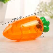 10pcs Mini Carrot Shaped Clear Plastic Candy Storage Box, Easter Party Favor Jars, Plastic Easter Bunny Gift Containers, Suitable For Easter Egg Hunts, Birthdays And Christening Celebrations