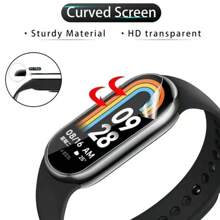 OUKNOEO 9Pcs/6Pcs/3Pcs Hydrogel Screen Film Compatible With Xiaomi Watch Mi Band 9 8 7 Pro 6 5 Anti-Scratch Soft HD TPU Clear Film