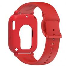 Silicone Case + Strap Compatible With Redmi Watch 5 Lite / 5 Active Repacement Bracelet Belt Smart Watchband Protective Shell Cover