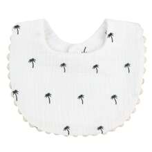 1pc Customized Embroidered Name Baby Bib, Decorative Drool Cloth, Great Gift For Baby Boys And Girls - Multicolor - View 12