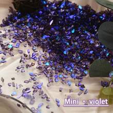 Mini asymmetrische Form Aurora Strass Nail Art Dekoration, kleine Nail Jewelry und Accessoires, super glänzende Nail Zubehör Nägel Nail Charms Nail Gems