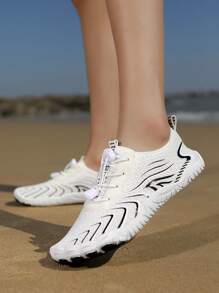 Men's Barefoot Shoes, Five Finger Shoes, Fitness Shoes, Trekking Shoes, Water Sports & Hiking Shoes - White - View 5