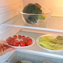 1 Roll Cling Wrap, Tear-Off Design, Microwave & Refrigerator , 50M Length, PE Film - Transparent - View 6