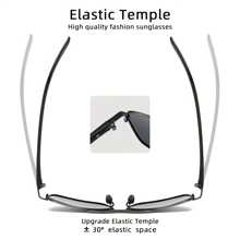 RIVSAR Men's Polarized Sunglasses Pilot Frame Outdoor Sports Cycling Sunglasses Driver Driving Fishing Glasses Counter Box Gift Mirror For Summer Beach Vacation,Outdoor,Travel - Multicolor - View 8