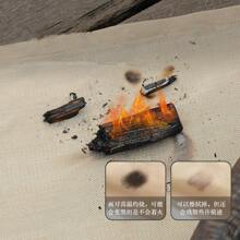 Manta de aislamiento ignífuga para camping, tapete de aislamientoérmico con revestimiento de vidrio, almohadilla de aislamientoérmico para picnic y barbacoa al aire libre - 45x45cm - Ver 3