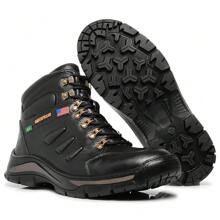 Coturno Masculino Couro Solado Borracha Bota Reforçado Cat