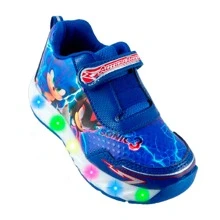 Tenis Para Niños Con Suela De Luces Leds De Colores Deportivos Diseño De Juego 891-AR - Azul - Ver 2