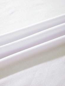 Regular Fit Women Summer Vacation Bow Print Short Sleeve Tee - White - View 4