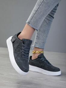 Damen Lässig Schuhe, Damen Sportschuhe, modische weiße Schuhe, Straßenschuhe, leichte Skaterschuhe