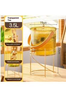 Jarra dispensadora de agua para refrigerador de gran capacidad con grifo, vaso para té de frutas, jarra de agua fría para el hogar, cubeta de agua fría para exteriores - Multicolor - Ver 20