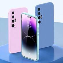 Liquid Silicone Shockproof Phone Case For Redmi, Poco And Moto - Dark Green - View 2