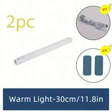 1 pezzo Luce a sensore di movimento a LED per mobile, luce notturna magnetica senza fili ricaricabile via USB per cucina, luce notturna ultramagnetica ricaricabile con luce calda e bianca, adatta per mobile, corridoio, scale, cucina, comodino, con batteria da 200mAh e 350mAh, 3,7V