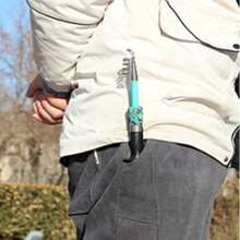 1,5m/1,65m/1,8m Canna da pesca da viaggio portatile mini a mimetizzazione per la pesca in mare, canna da pesca ultra corta - Blu - Visualizzare 4