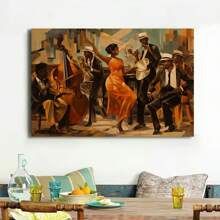 1 Pc  Wooden Framed Canvas Painting -  Thickness 2.25cm/0.9inch,Home Gift Decoration, Room Decoration Aesthetic, Wall Decoration Art, Perfect Gift, Autumn And Winter Wall Decoration, Living Room Decoration, Bedroom Decoration, Kitchen Decoration, Entry Decoration, Bathroom Decoration, Direct Wall Painting, High Quality Wall Painting Poster