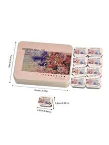 9-Colors Rose Story Series Patting Glue Smudge Canned High Saturation Popular Semi-Solid Nail Polish Glue Nail Salon For Christmas Diy