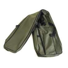 Doppelschichtige messerförmige Angelausrüstungstasche mit großer Bauchform, 1,3/1,5 Meter lange Seeruten, Angelplattform für Weitwurfangeln, europäischer Stil Teichfischen, Angelruten- und Seerutentasche