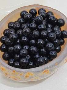 100pcs 8mm Imitation Jade/Agate Beads, Transparent Pottery Glazed Round Beads For DIY Bracelet Necklace Jewelry Making - Multicolor - View 16