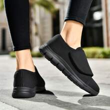 EARLDE Diabetic Shoes For Women Wide Width Edema Shoes Walking Sneakers For Elderly Swollen Feet - Black - View 5