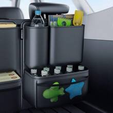 1 pièce Organisateur de coffre de voiture , sac de rangement. Porte-tout suspendu haute capacité pour la banquette arrière. Universel toutes saisons