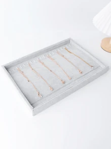 1 件耳环和耳钉珠宝展示托盘/2 件耳环和项链架套装 返校季 - 淺灰色 - 查看 9