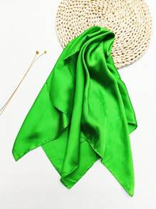 1 Stück Damen Bandana aus seidiger Chiffon 70x70cm quadratisches Halstuch, geeignet für den täglichen Gebrauch