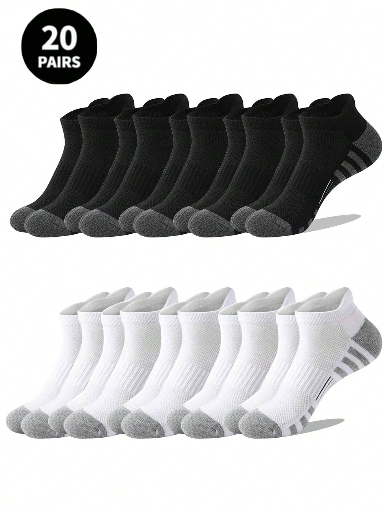 5/10 أزواج من جوارب ماصة للعرق وجوارب رياضية