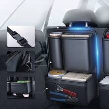 1 pièce Organisateur de coffre de voiture , sac de rangement. Porte-tout suspendu haute capacité pour la banquette arrière. Universel toutes saisons