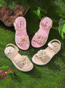 New Summer Kids Girls Sandals, Fashion Breathable Anti-Slip Beachwear Shoes For Big Children/Toddlers
