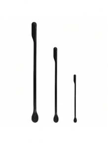 1-3pcs Mini Dual-Headed Silicone Spatula, Reusable Makeup Cosmetic Spatula, Jar Scraper, Beauty Tool, Cosmetic Accessories