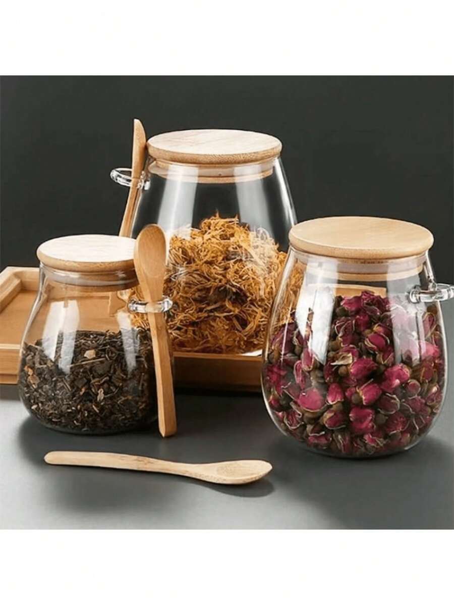 Tazza In Vetro Borosilicato Per Tè Con Coperchio E Filtro – 12oz, Chiara E Resistente Al Calore