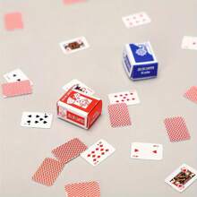 54 件微型爱国主题纸质扑克牌套装，无需电力，无羽毛，适合复活节、生日派对、互动游戏、派对用品和创意礼物 - 彩色 - 查看 2