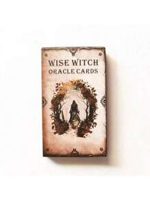 1 pezzo Saggezza delle streghe Carte divinatorie - Gioco di carte | Gioco di divinazione e di lettura del futuro a grandezza naturale | Sblocca la conoscenza interiore | Età 14+ | Ottimo per principianti di tarocchi | Ottimo gioco per feste - Multicolore - Visualizzare 8