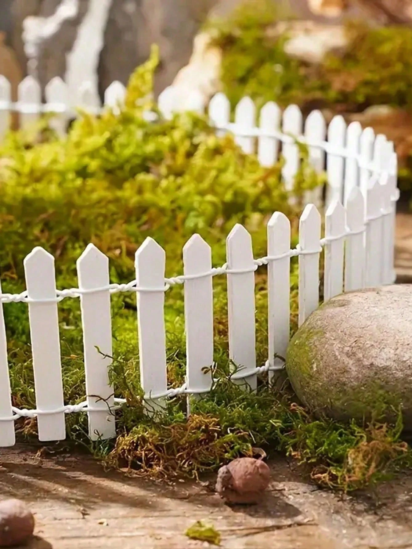 Scaled scene model realistic farm mini fences wall barrier sandbox