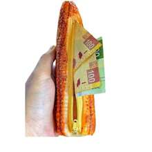 MONEDERO DE ELOTE CON CHILE, Monedero de elote que no pica, monedero cute - Amarillo - Ver 1