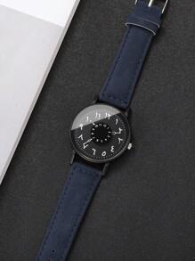 Montre à quartz pour femmes avec bracelet élégant, cadran numérique arabe. Montre à quartz (1 pièce/set) sans boîte de montre