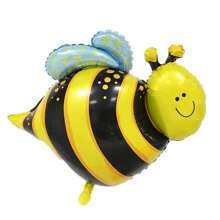 Globo de papel de aluminio con forma de insecto de dibujos animados para decoración de fiestas, mariquita, insecto, rana, caracol, mariposa, mantis, lagarto, abeja - Multicolor - Ver 8
